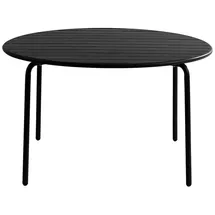 vente-unique Gartentisch Ø 110 x 74 cm Schwarz