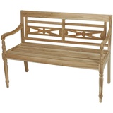 Garden Pleasure Gartenbank Echtholz Teak 2-Sitzer