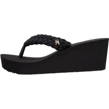 Tommy Hilfiger Th Wedge Braided Summer Sandal Black 38