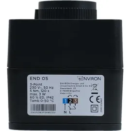 ENVIRON END05 Stellantrieb für 3-Wege und 4-Wege Mischer 230 V