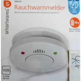 smartwares RM520 Weiß inkl. 10 Jahres Batterie
