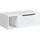 Beliani Waschbeckenunterschrank 80 x 28 x 40 cm Weiß