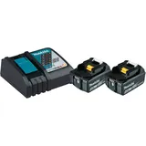 Makita Power Source Kit 18 V Li-Ion 2 x 4,0 Ah + DC18RC Ladegerät 197490-7