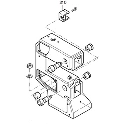 PROXXON 28092-210 Halteclip für T-Griff Werkzeug für Dekupiersäge DSH