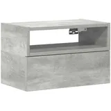 vidaXL Hängenachtschrank Betongrau 45 x 26 x 28,5 cm Grau