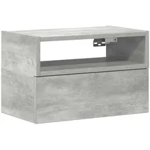 vidaXL Hängenachtschrank Betongrau 45 x 26 x 28,5 cm Grau