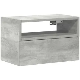 vidaXL Hängenachtschrank Betongrau 45 x 26 x 28,5 cm Grau