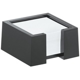 Durable Zettelkasten Cubo, schwarz, mit 500 Notizzetteln im Format 90x90 mm, 772401