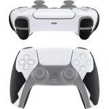 ExtremeRate PlayVital Grip Sticker für ps5 Anti-Rutsche Professionale strukturierte Gummipads Griffpolster Aufkleber Skin für Playstation 5 Controller(Mecha Edition-Schwarz)