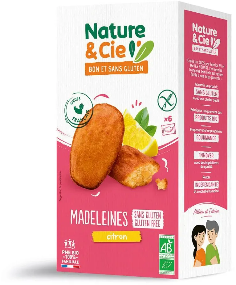 Nature&Cie Glutenfreie Zitronen-Madeleines