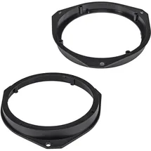 tomzz Audio 2808-005 Lautsprecherringe Adapter kompatibel mit Opel Astra H Corsa D E Signum Vectra Alfa Mito Giulietta FIAT Grande Punto Ducato 500 Ford KA Peugeot Boxer für 165mm DIN Lautsprecher