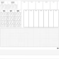 GÜSS Kalender 2027 GÜSS Abreiß-Schreibunterlage 1-farbig bedruckt