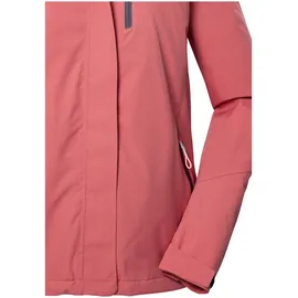 KILLTEC Damen Funktionsjacke wasserdicht/Outdoorjacke mit abzippbarer Kapuze KOS 28 WMN JCKT, hell sienna rot 46 in