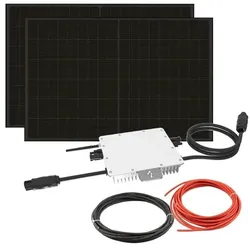 Balkonkraftwerk Deye Sun600G3 0,6kW Wechselrichter mit 800W Solarpanels
