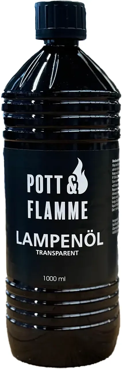 Pott & Flamme Lampenöl | Paraffin  1000 ml - transparent