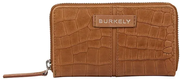 Burkely Querbörse Damen Medium Zip Around Wallet cognac