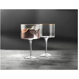 Lyngby Glas Palermo Gold Cocktailglas 0,45 l 4 St.