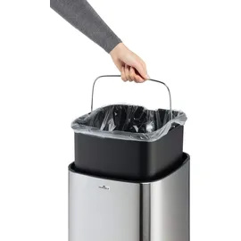 Durable Sensor-Abfalleimer 35 l Silber