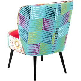 Beliani Sessel VOSS Stoff Blau