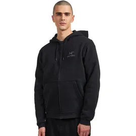 Arc'teryx Emblem Fleece Kapuzenjacke Herren Schwarz M