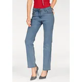 Arizona Gerade Jeans »Annett«, bequeme Passform, 5-Pocket-Style, hohe Taille Gr. 38 N-Gr, bleached, , 568355-38 N-Gr