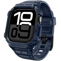 SPIGEN Rugged Armor Pro Armband für Apple Watch 42 mm – Marineblau