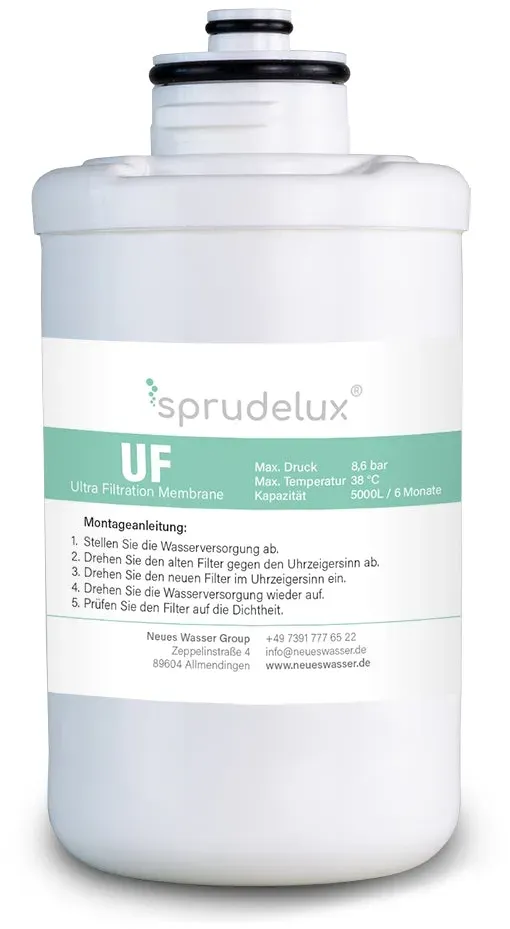 Sprudelux Ersatzfilter für Diamond Tafelwasseranlagen - verschiedene Modelle - HF HOLLOW FIBER MEMBRANE FILTER 4