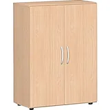 Geramöbel Lissabon Aktenschrank 80 x 42 x 110,4 cm braun