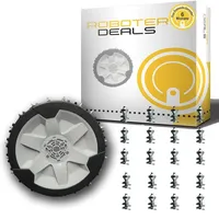 HRobotic Accessoires Edelstahl Spikes (40 Stück) mit Montagewerkzeug für alle Honda Miimo Modelle