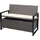 MCW MCW-F39 2er Sitzbank 120 x 60 x 85 cm Grau-meliert