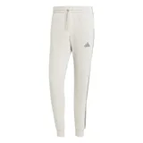 Adidas Herren Essentials Fleece 3-Stripes Tapered Cuff Pants, Alumina, S