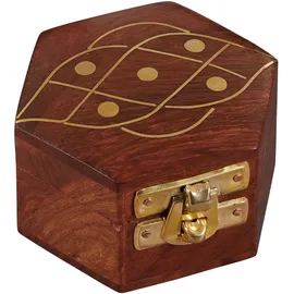 Marrakesch Orient & Mediterran Interior 2er Set Schmuckkästchen aus Holz Dajat Delya