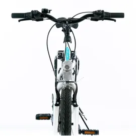 Rezzak 24 Zoll RH 42 cm weiß/türkis