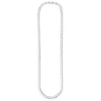 Bruno Banani Kette ohne Anhänger Schmuck Geschenk Silber 925 Halsschmuck Halskette Panzerkette silberfarben