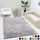 Bruno Banani Teppich Dana Teppich, besonders weich und kuschelig, Kundenliebling, rechteckig, Höhe: 30 mm, uni, Mikrofaser Teppiche, Wohnzimmer, Schlafzimmer, Esszimmer silberfarben rechteckig | 200 cm x 300 cm x 30 mm