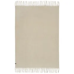 Wohndecke "Plenty", beige (sand), B:140cm L:200cm, 100% Polyester, SCHÖNER WOHNEN-KOLLEKTION, Wohndecken, mit langen Fransen