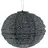 lumiz Lampion Kunststoff Ø 30 cm Solar wetterfest dunkelgrau
