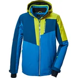 KILLTEC Herren Skijacke/Funktionsjacke mit abzippbarer Kapuze und Schneefang KSW 76 MN SKI JCKT, dunkellime, XXL,