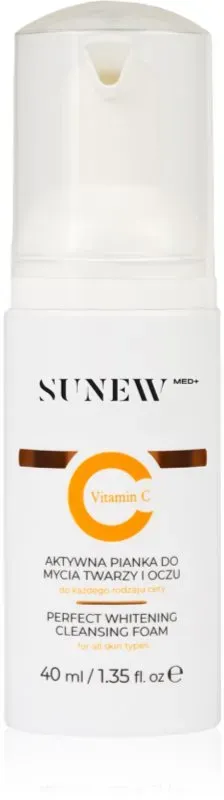 SUNEWMED+ Active Foaming Cleanser Face and Eye Makeup Removal Reinigungsschaum zum Abschminken mit Vitamin C 40 ml