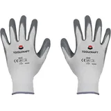 TOOLCRAFT TO-5621496 Polyamid, Nitril Arbeitshandschuh Größe (Handschuhe): 7 EN 388 CAT II 1 Paar
