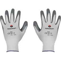 TOOLCRAFT TO-5621496 Polyamid, Nitril Arbeitshandschuh Größe (Handschuhe): 7 EN 388 CAT II 1 Paar