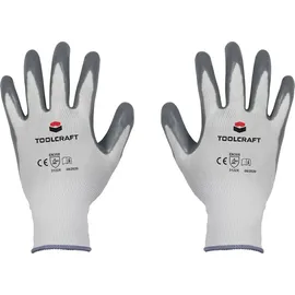 TOOLCRAFT TO-5621496 Polyamid, Nitril Arbeitshandschuh Größe (Handschuhe): 7 EN 388 CAT II 1 Paar