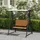Outsunny Hollywoodschaukel Schwarz 2-Sitzer