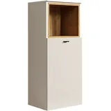 trendteam Sao Paulo Kommode 40 x 95 x 31 cm Beige/Evoke Eiche