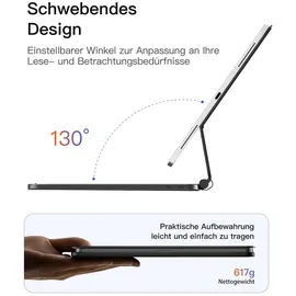 Inateck Magic Keyboard für iPad 10 (10,9 Zoll) und 11 (11 Generation) Schwarz