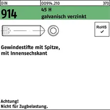 F. REYHER Nchfg. GmbH & Co. KG Gewindestift DIN 914 Spitze/Innen-6kt M8 x 25 200 Stück