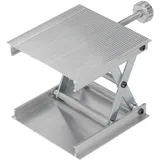 Verstellbare Manuelle Hebebühne Für Laborzwecke – 90 X 90 Mm, Silber