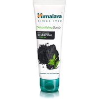 Himalaya Herbals Himalaya Detoxifying Scrub with Activated Charcoal and Green Tea Helps Exfoliate & Detoxify Skin | Nourishes and Moisturizes Skin | Delivers Fresh Matte Finish Free from Shine and Oil -75ml