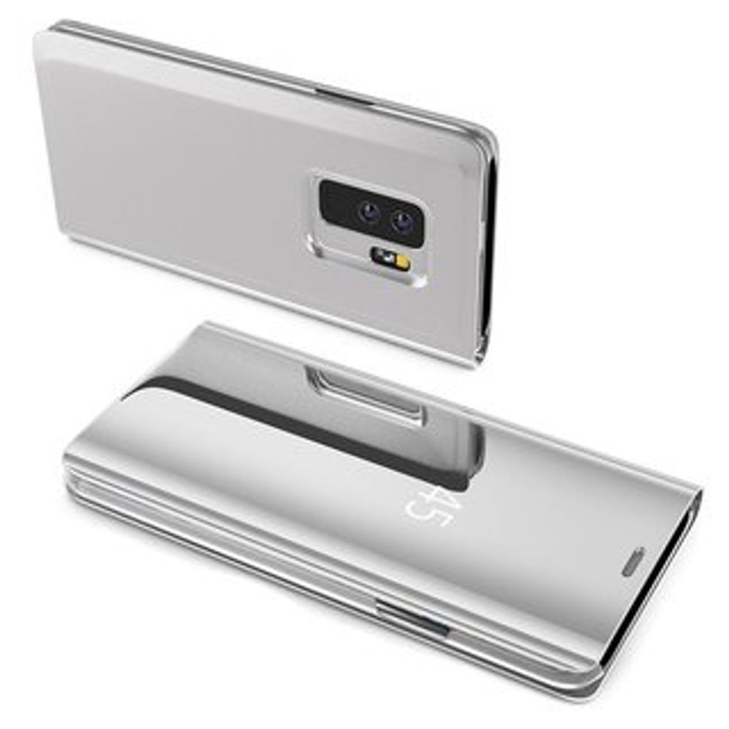 cofi1453® Smart View Spiegel Mirror Smart Cover Schale Etui kompatibel mit Honor 8S Schutzhülle Tasche Case Schutz Clear Silber