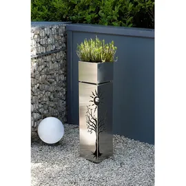 deluke Pflanzsäule LINZ 102 cm Silber
